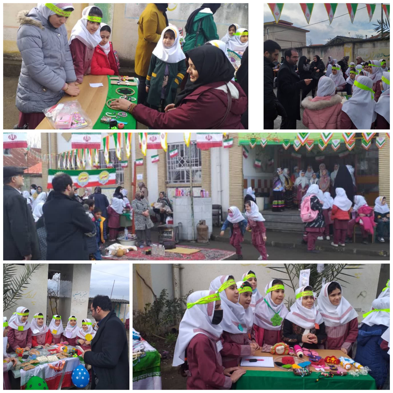  حضور اعضای شورای اسلامی شهرشلمان دربازارچه خیریه دانش آموزان 