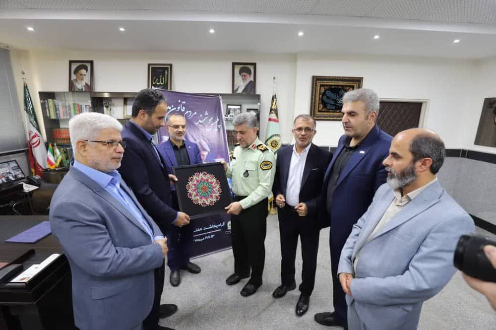 به مناسبت هفته نیروی انتظامی صورت گرفت 