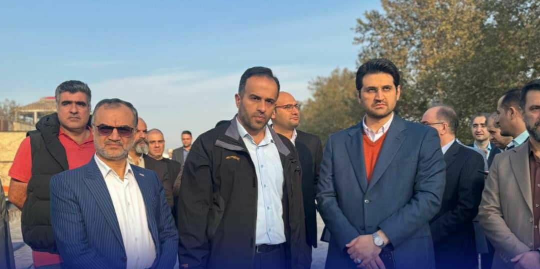 شهردار رشت در بازدید رئیس اداره مالیات کشور از تقاطع غیر همسطح 