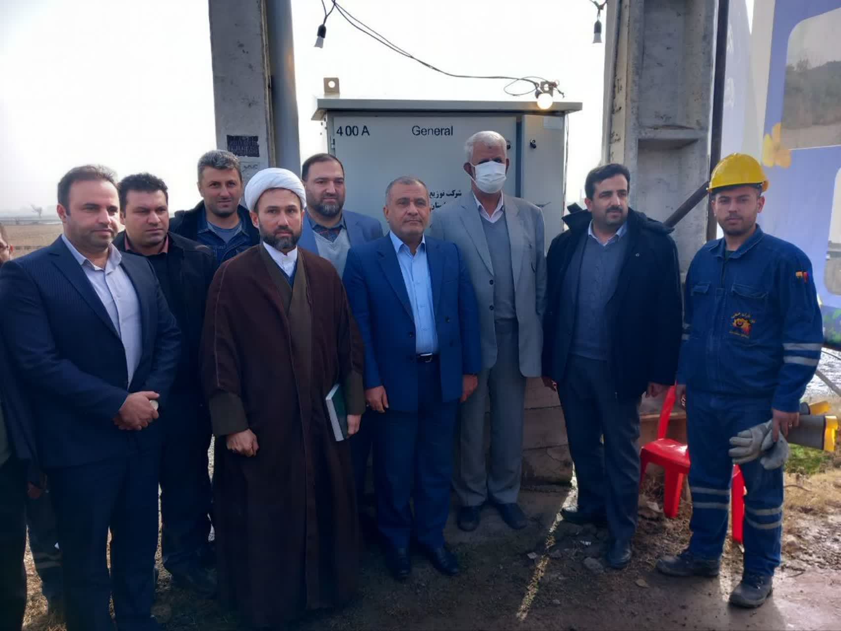افتتاح پروژه برق در روستای ناصرسرا بخش مرکزی رودسر 