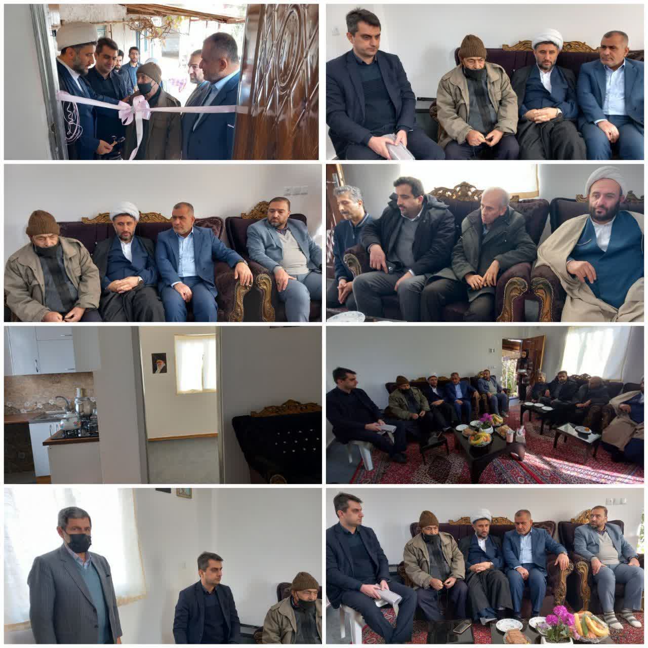 افتتاح یک واحد مسکونی  مددجویی در حسن سرا توسط کمیته امداد 