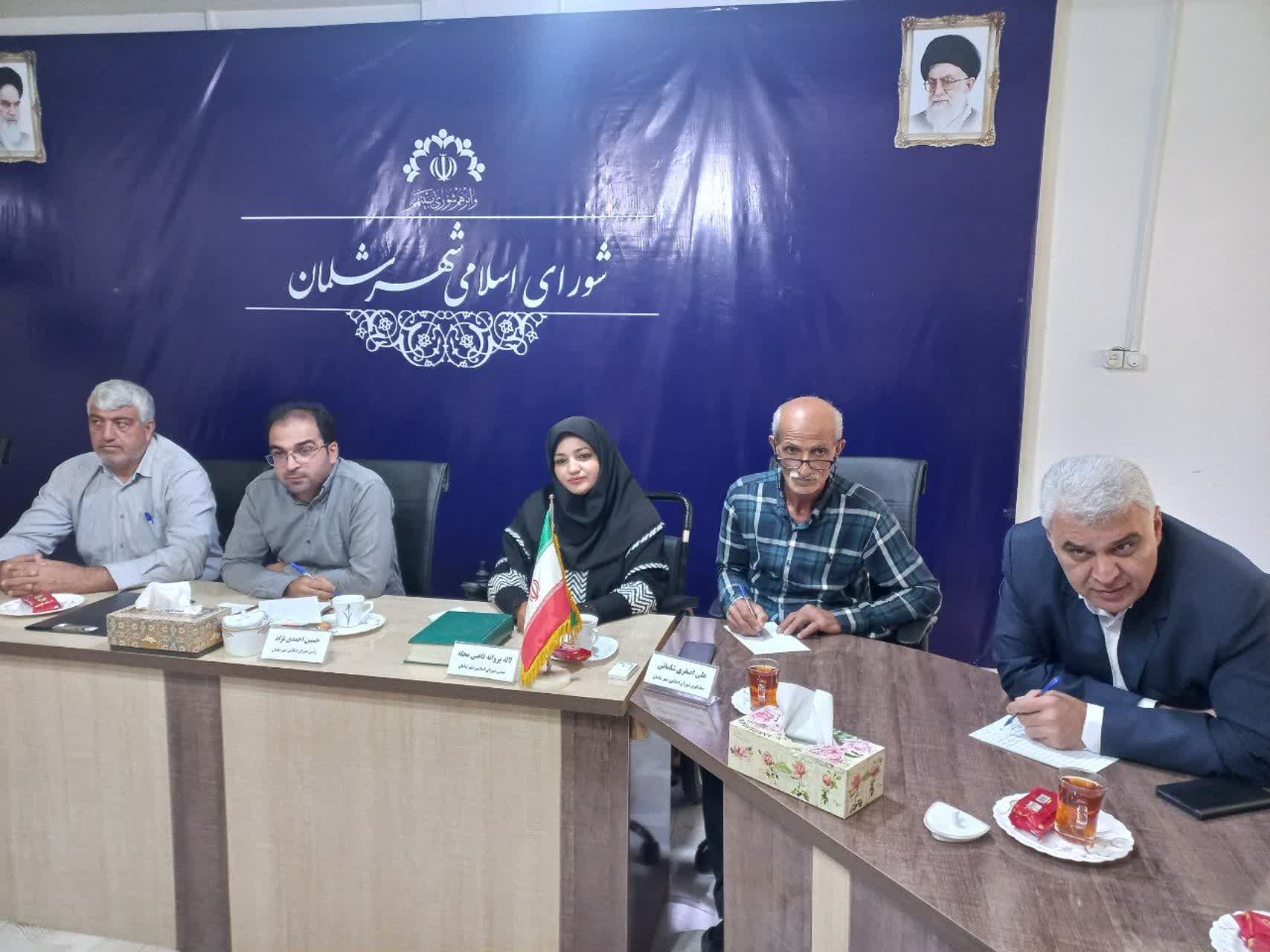آیین تجلیل از خبرنگاران  توسط شهرداری و شورای اسلامی شهر شلمان