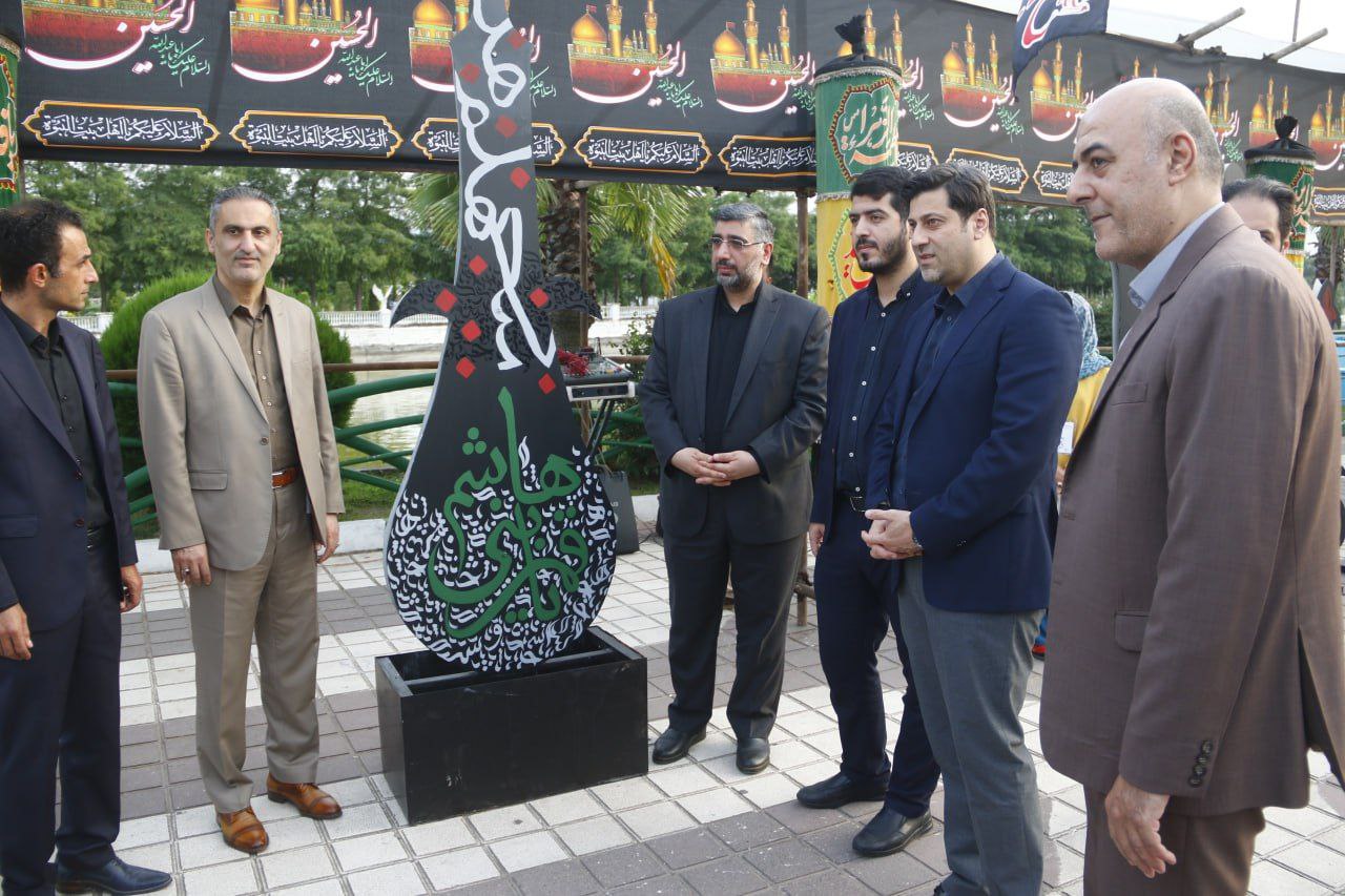 نخستین رویداد نقاشی و خط نگاره های عاشورایی شهرداری لاهیجان 