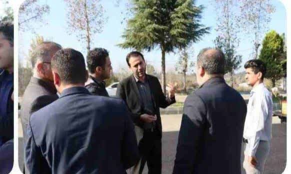 در راستای اجرای نهضت آسفالت سیاهکل