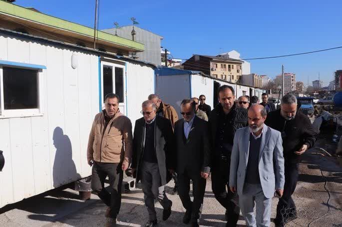 بازدید از پروژه های در دست اجرای توسط شهردار و اعضای شورای شهر رشت 