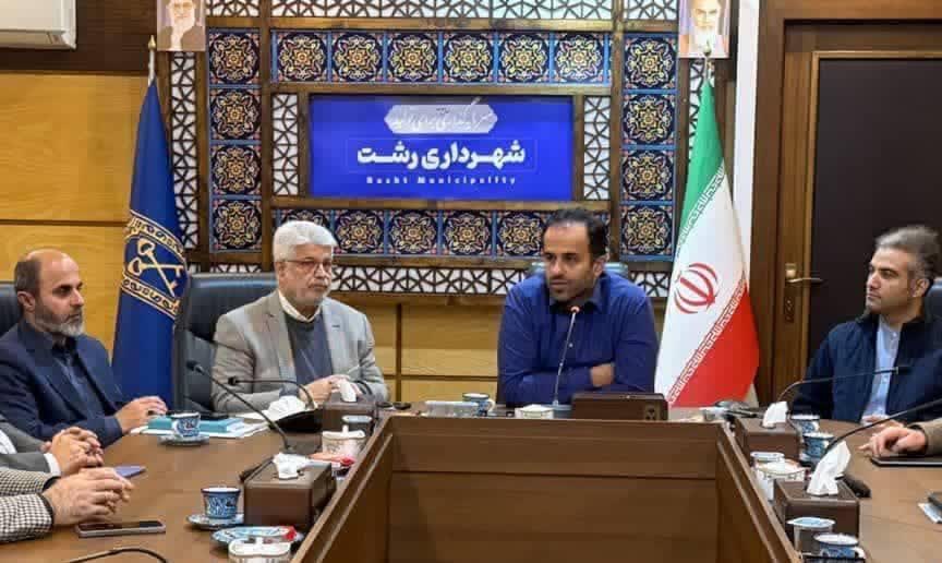 جلسه درمورد توسعه شهری رشت 