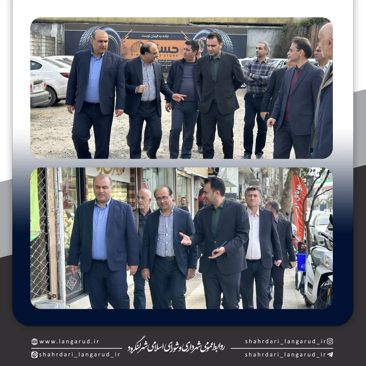 بازدید میدانی از اماکن تاریخی لنگرود