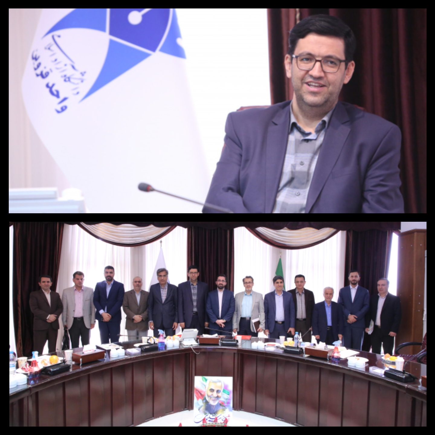 امضای تفاهم نامه دانشگاه آزاد قزوین و صندوق پژوهش و فناوری غیردولتی دانشگاه آزاد اسلامی(سهامی خاص)
