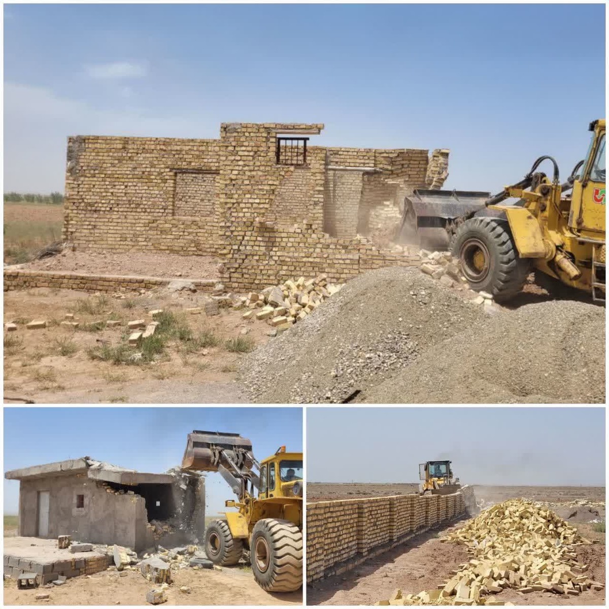مدیر جهاد کشاورزی شهرستان قزوین خبرداد: قلع و قمع ۱۵ بنای غیرمجاز در اراضی کشاورزی شهرستان قزوین