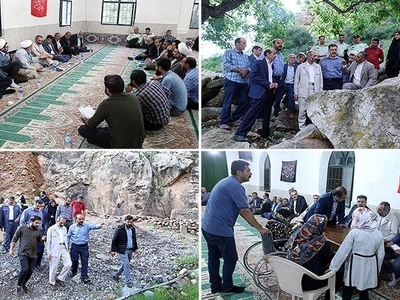 دیدار مردمی رییس کل دادگستری استان قزوین در شهر رازمیان برگزار شد