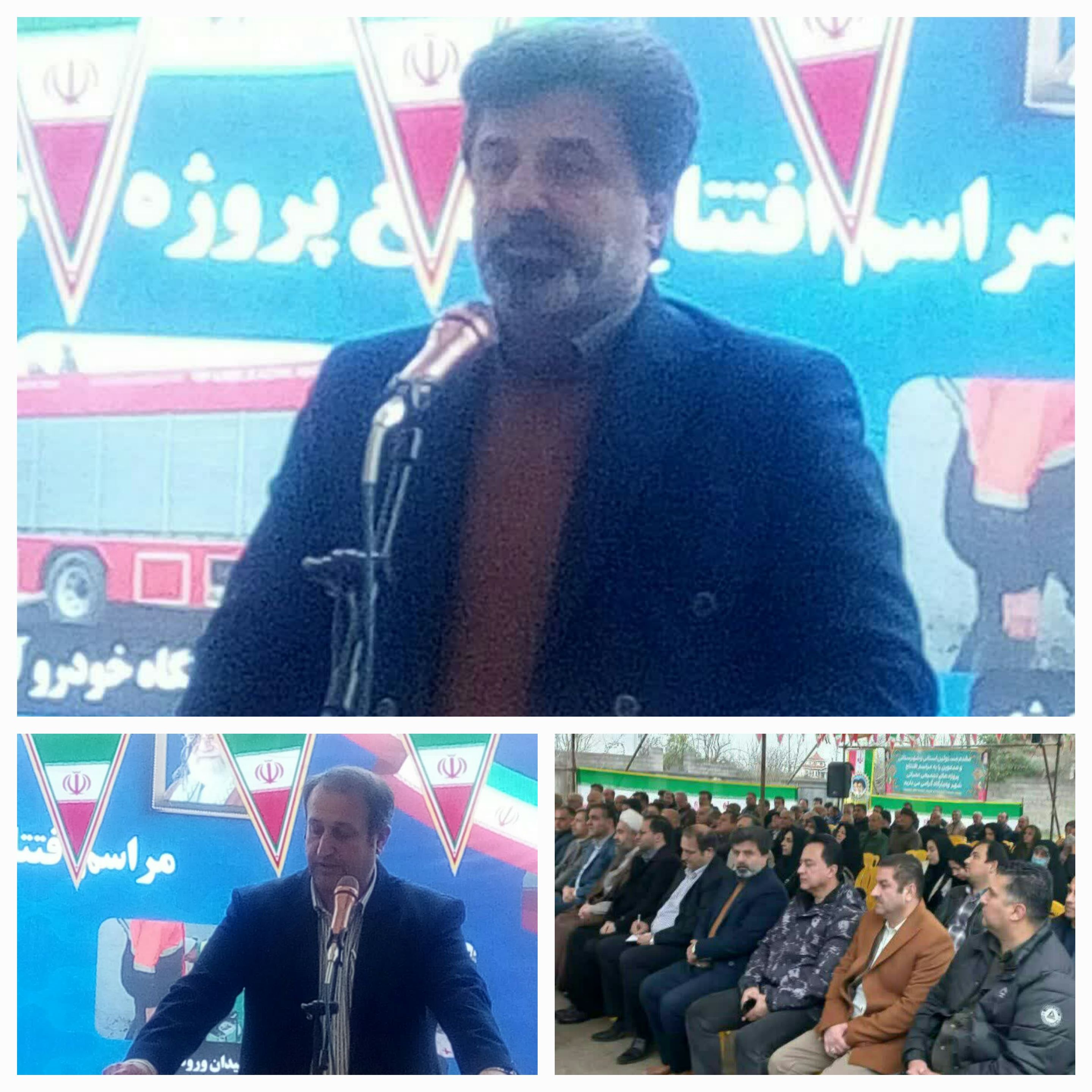 بهره برداری از پروژه های شهرداری واجارگا در دهه مبارک فجر 